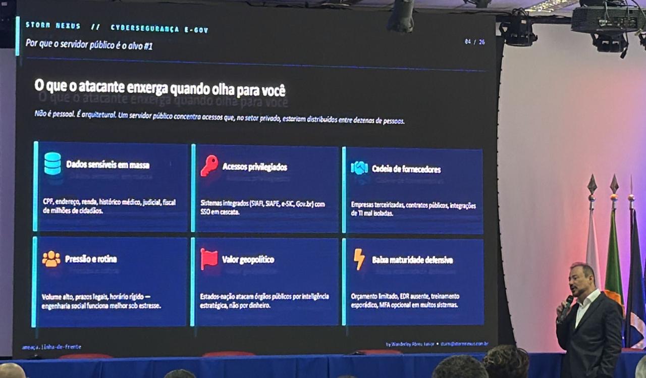 Cibersegurança: palestra reforça prevenção e uso de tecnologia avançada na administração pública