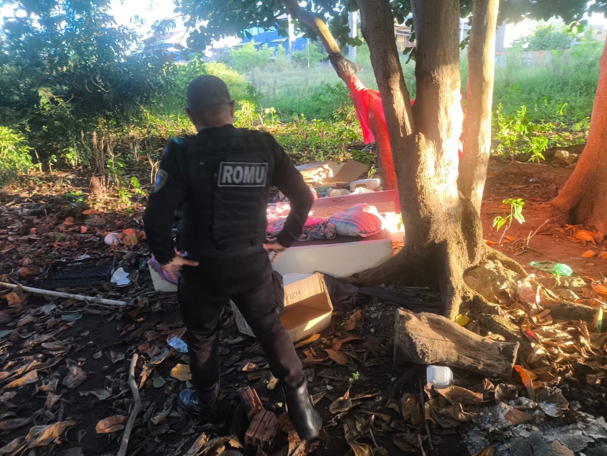 Acampamento irregular é desfeito no Braga em ação da Guarda Civil Municipal