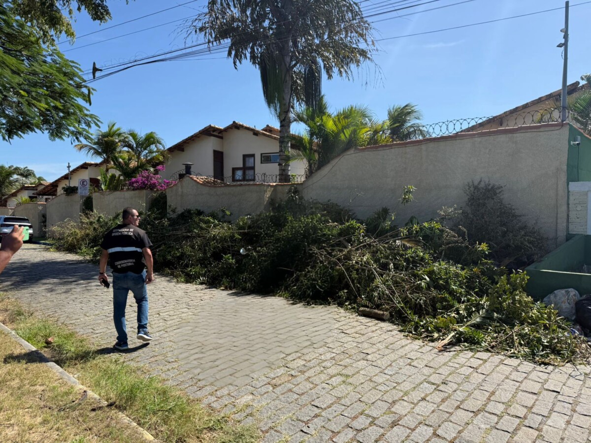 Fiscalização conjunta entre Secretarias interdita estabelecimento irregular e notifica condomínio em Búzios