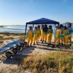 Orla do Boqueirão recebe ação de limpeza