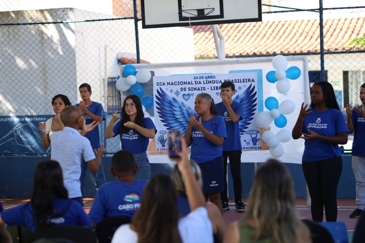 Escola Municipal Arlete Rosa Castanho de Cabo Frio celebra Dia Nacional da Libras com programação inclusiva
