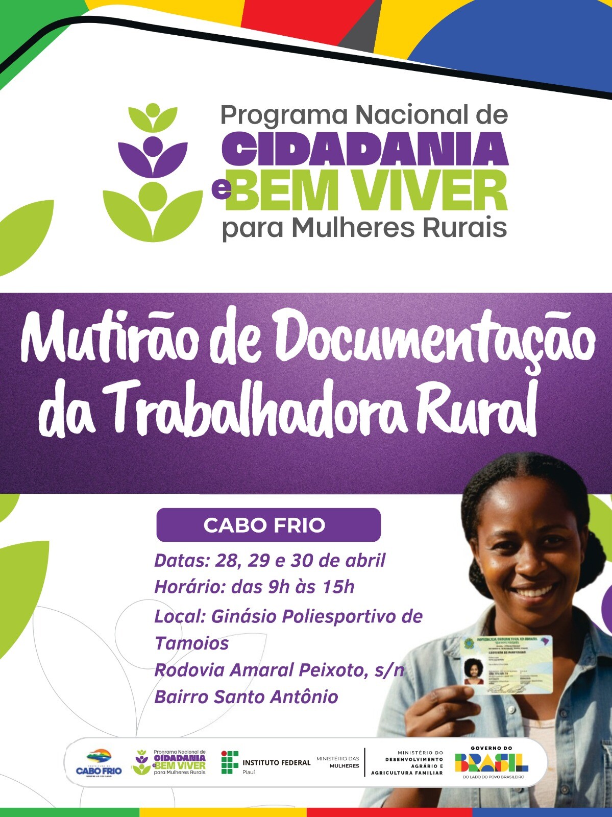 Cabo Frio receberá mutirão de documentação com serviços gratuitos para população rural e urbana