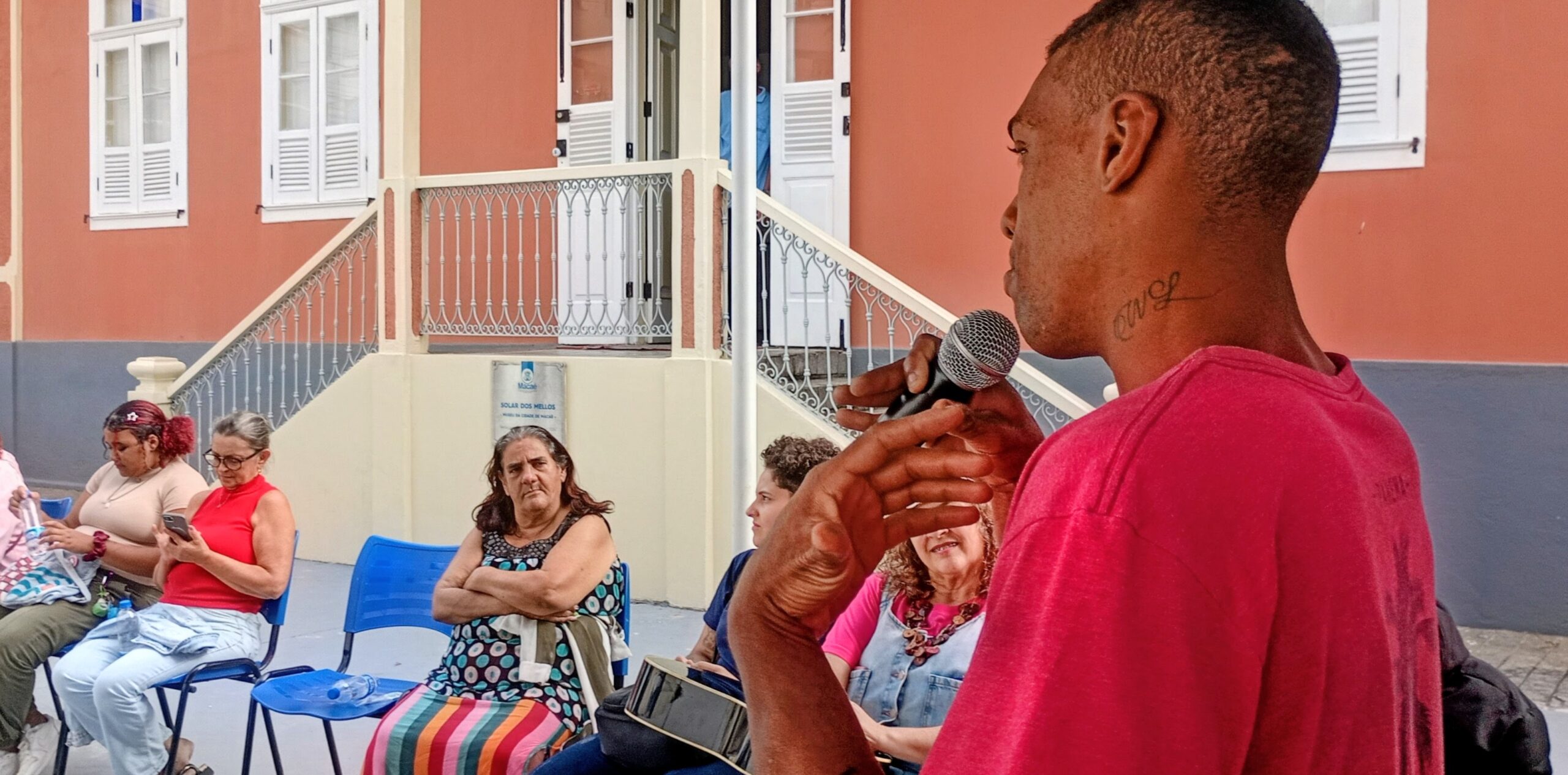 Sarau “Vozes que Ecoam” acontece no Solar dos Mellos