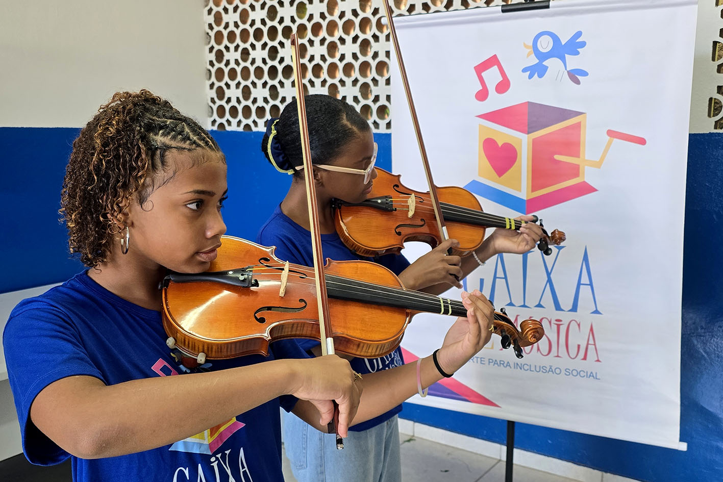 Crianças da Orquestra Caixa de Música participarão de workshop da Suzuki