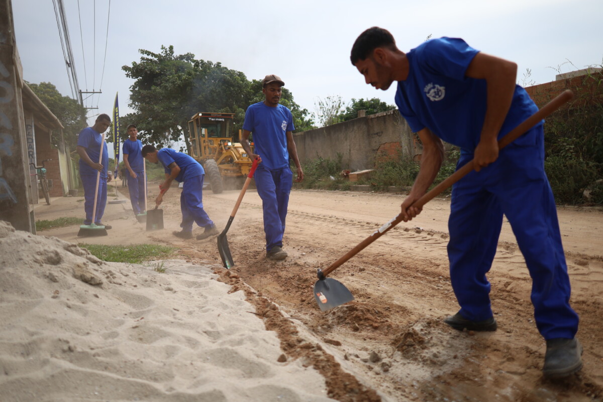 Prefeitura de Cabo Frio inicia obras de pavimentação e drenagem em Tamoios