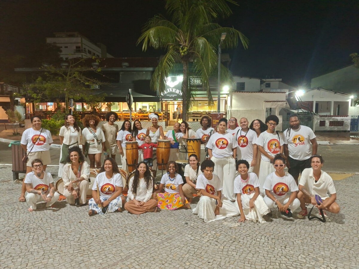 Praia do Forte, em Cabo Frio, recebe cortejo de encerramento do projeto “N’GOMA IAIÁ!”, neste domingo (31)