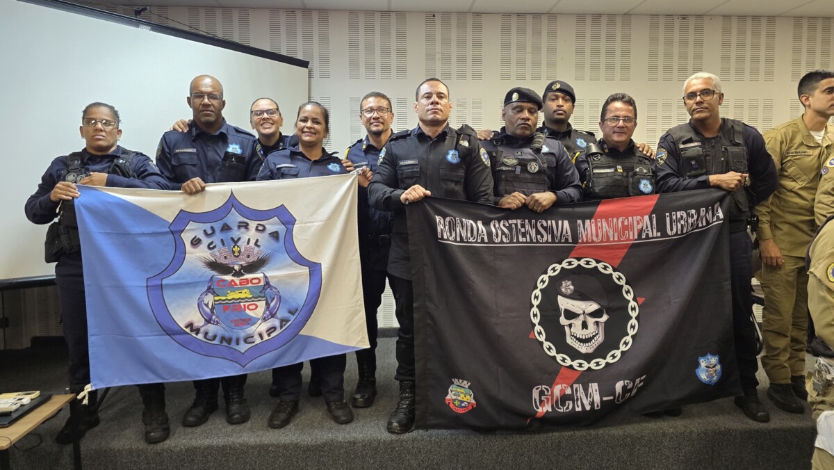 Prefeitura de Cabo Frio amplia quadro de multiplicadores da Guarda Municipal com certificação do Ministério da Justiça