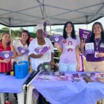 Agosto Lilás mobiliza população na Feira Municipal de São Pedro da Aldeia