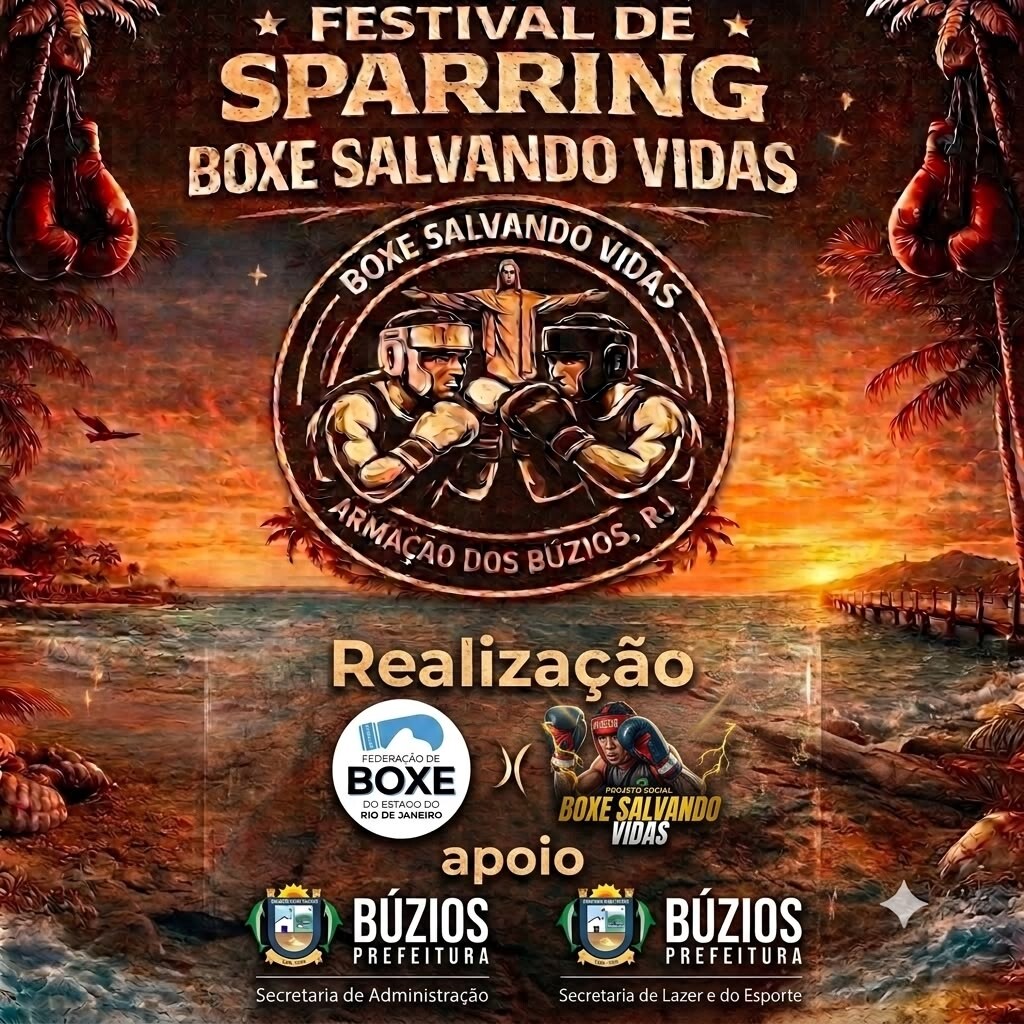 Festival de Sparring “Boxe Salvando Vidas” reúne atletas em Búzios