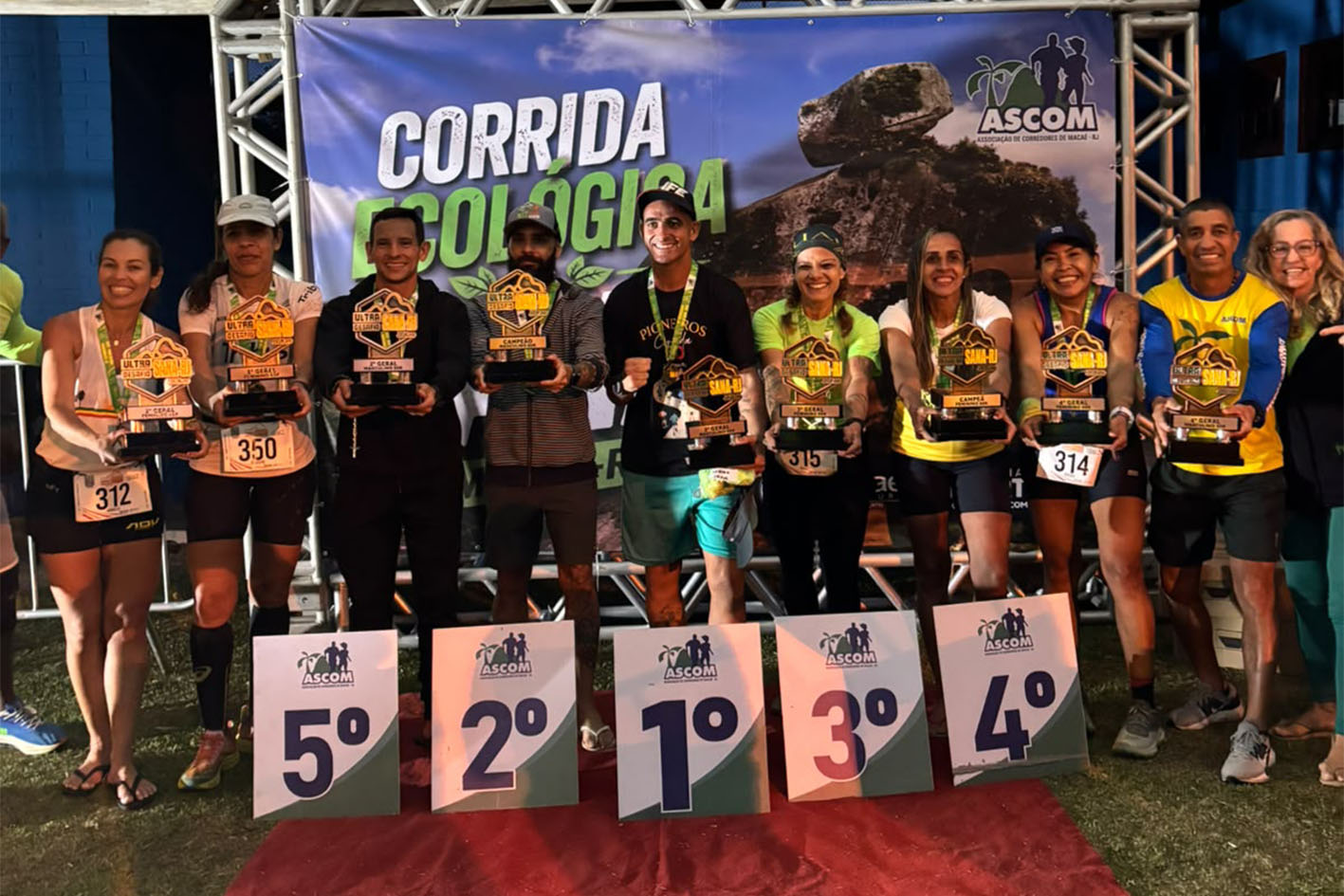 Ultra Desafio 80K reúne atletas no Sana em dia quente e com chuva