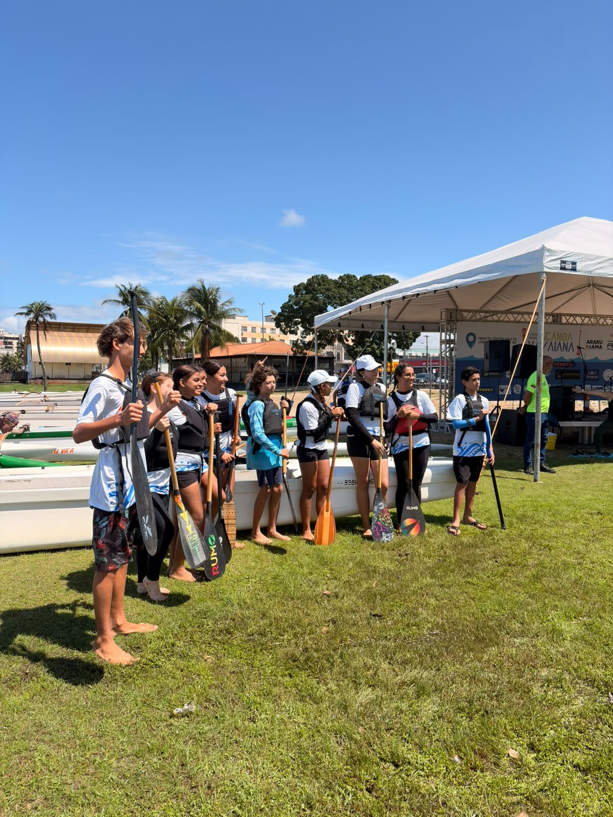 Projeto apoiado pela Prefeitura de Cabo Frio conquista três pódios em Copa de Canoa Havaiana
