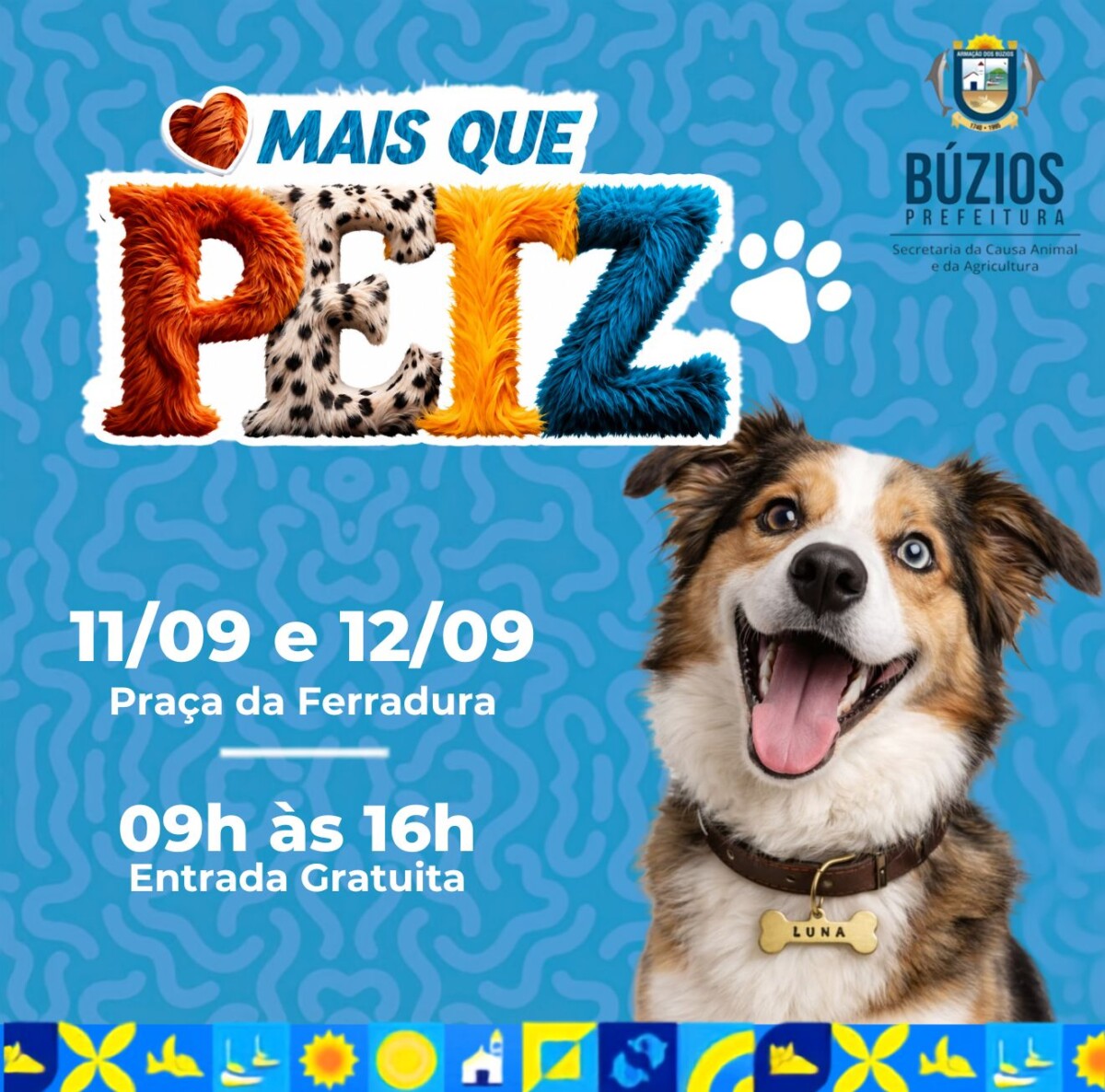 Búzios recebe nova edição do Mais Que Petz na Praça da Ferradura