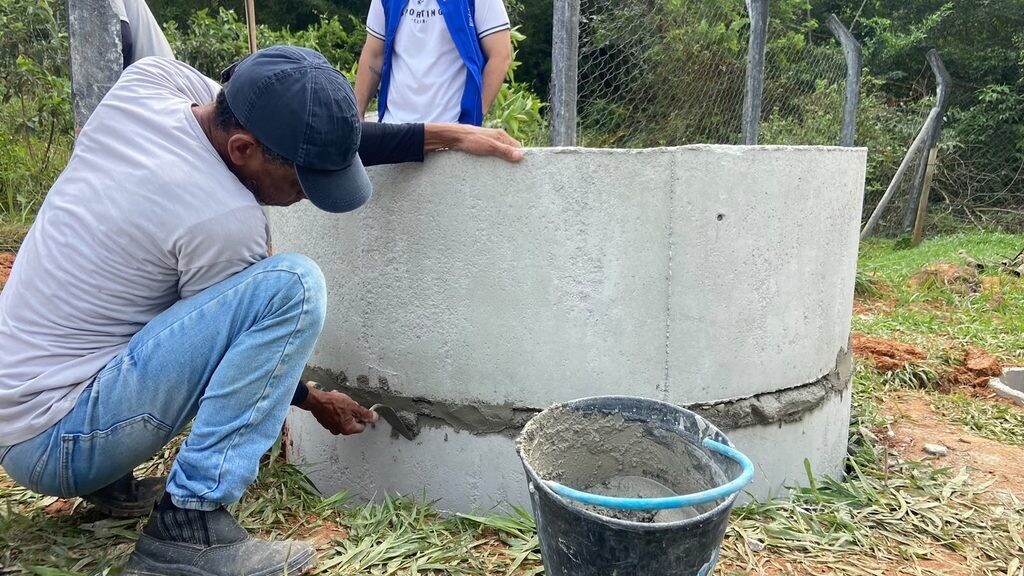 Construção de pré-filtro na ETA de Professor Souza segue avançando