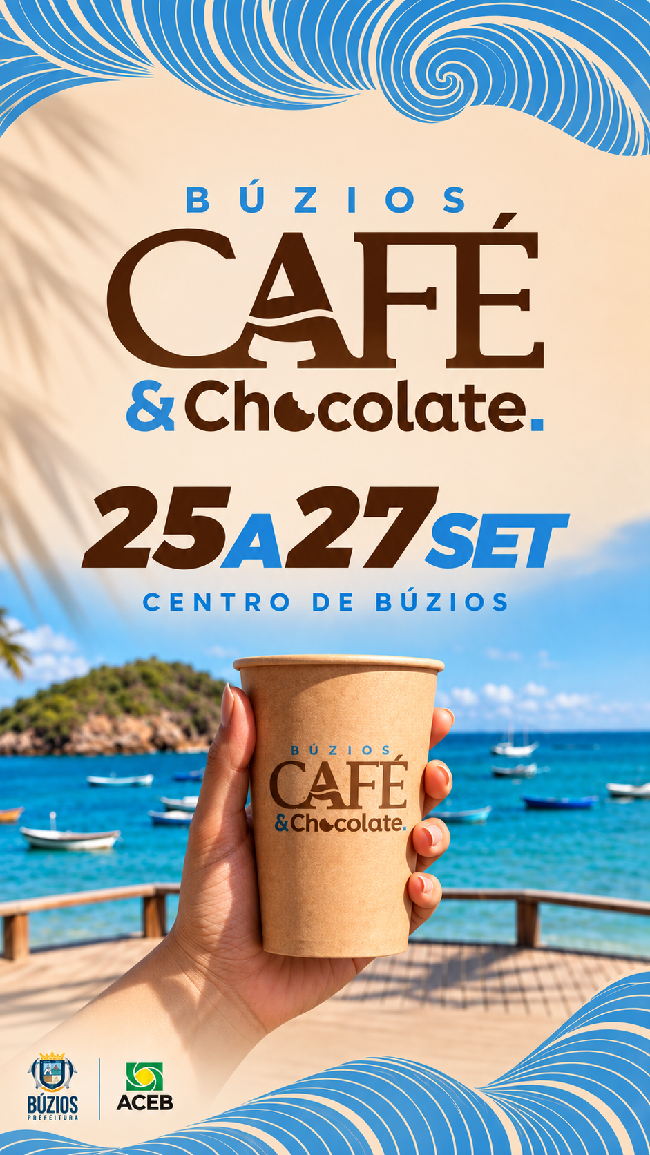   1º Café & Chocolate começa nesta sexta-feira e movimenta o Centro de Búzios