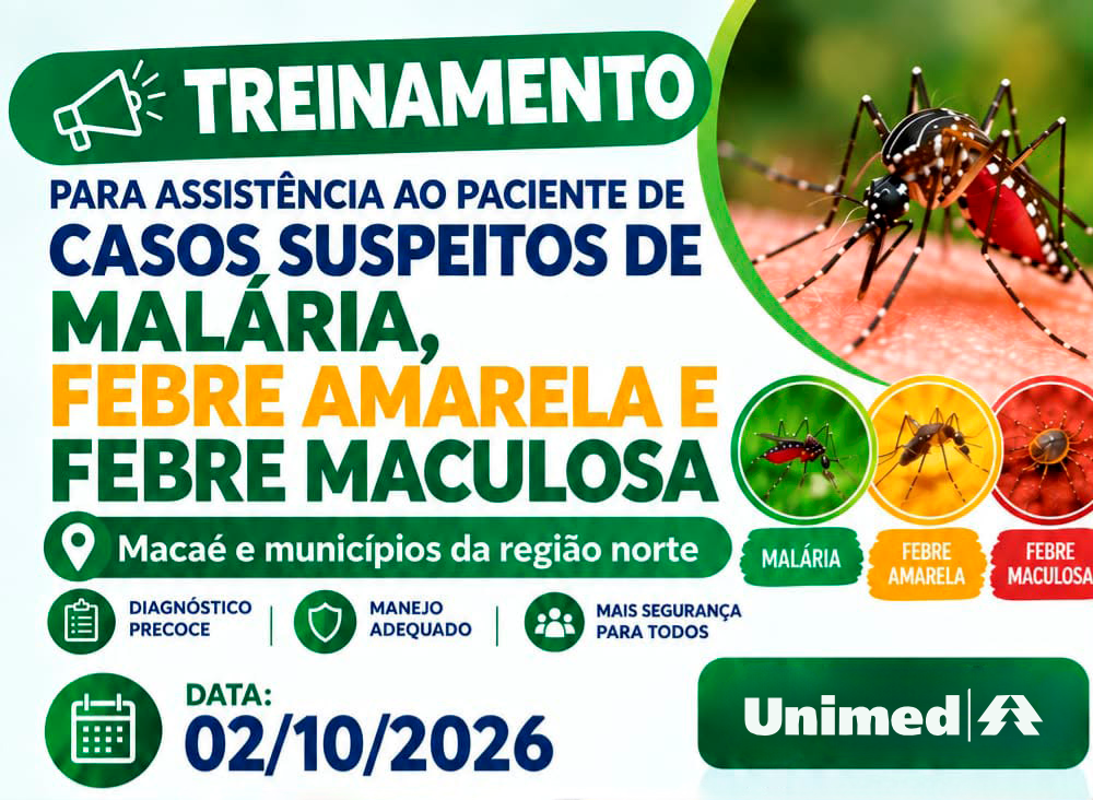 Macaé capacita profissionais para assistência a casos suspeitos de malária, febre amarela e maculosa