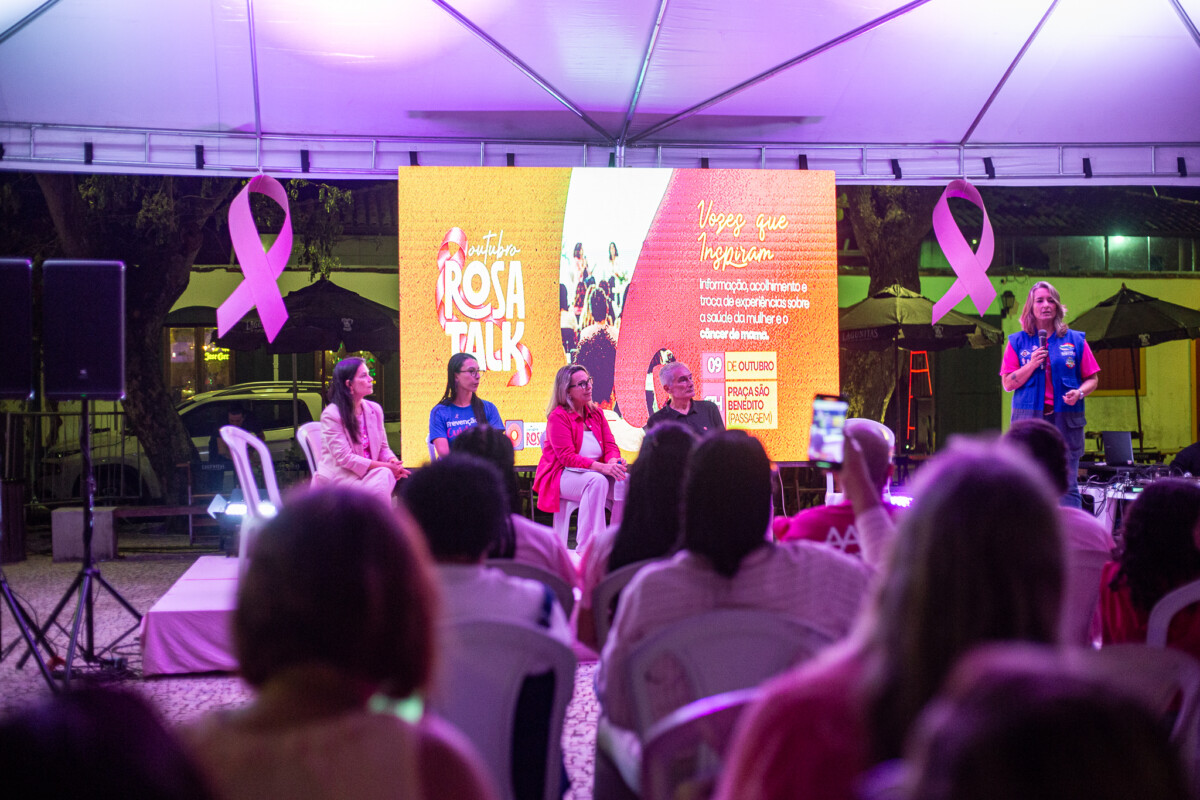 Talk – Vozes que Inspiram leva emoção, afeto e informação sobre o câncer de mama para a Praça São Benedito