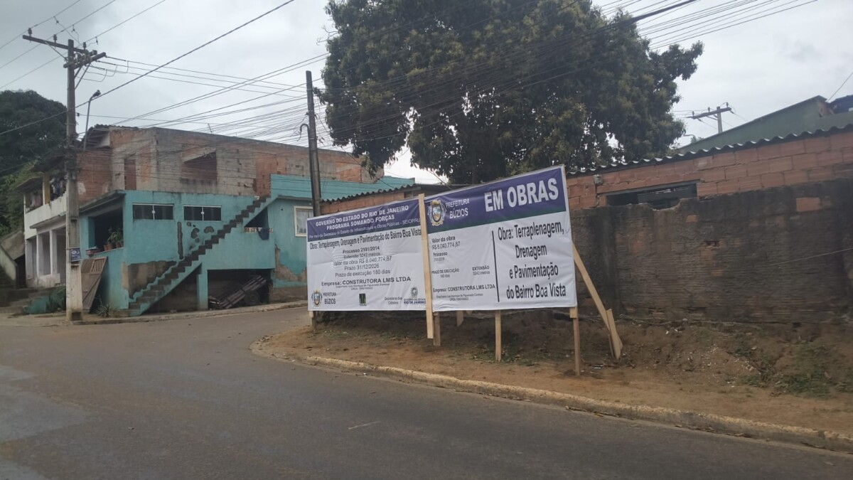 Prefeitura de Búzios impulsiona obras na Rua Maria Cecília