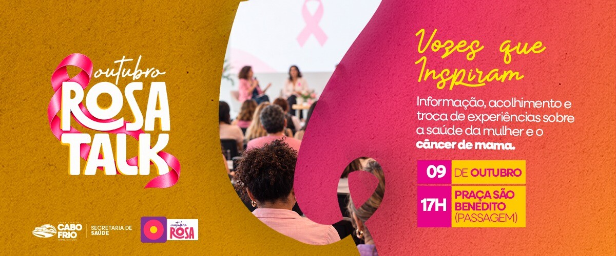 “Talk – Vozes que Inspiram” leva informação, acolhimento e troca de experiências para a Praça São Benedito, nesta sexta (09)