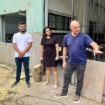 Prefeito Fábio do Pastel vistoria obras de reforma da E. M. Vidal de Negreiros