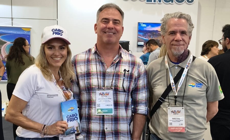 Cabo Frio mostra suas belezas naturais e atrativos turísticos na ABAV Expo 2026, em São Paulo 
