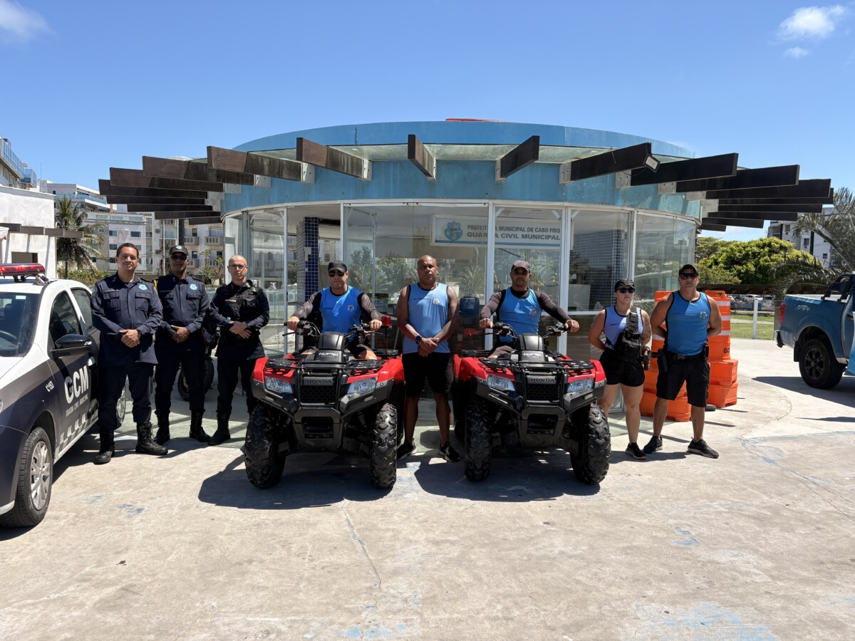 Guarda Civil Municipal desfaz seis acampamentos irregulares em áreas de dunas e restinga em Cabo Frio